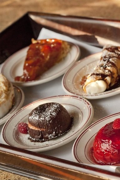 Homemade desserts at Carlos & Carlos Restaurant
